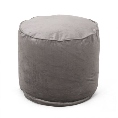 Shimon - Cylinder Pouf Ottoman And Floor Cushion Home Essentials
