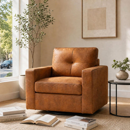 360 Degree Rotation Single Sofa Chair For Living Room Home Essentials
