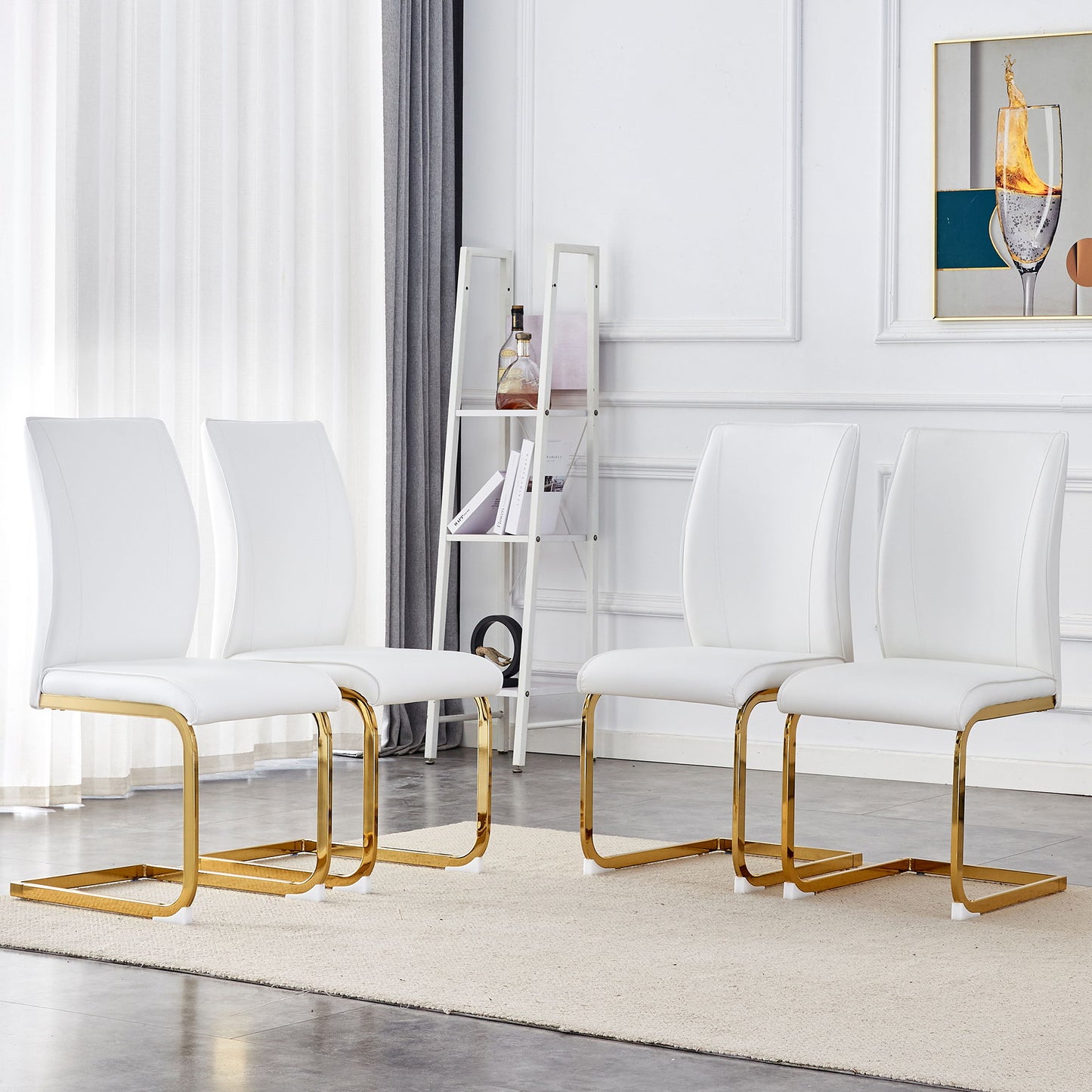 Luxury Simple Arch Chair With Arched Leg Home Essentials