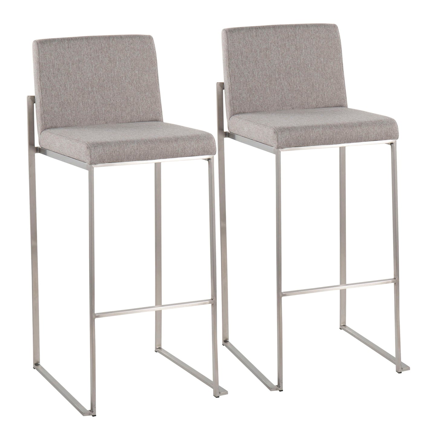 Fuji - Contemporary And Modern Elegance High Back Barstool Lumi Source
