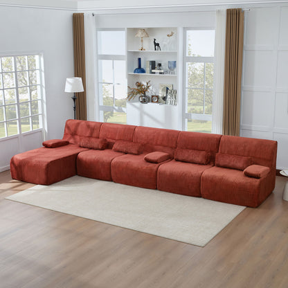 Oversized Sectional Sofa, Living Room Seating With Modular Design Hearth and Haven