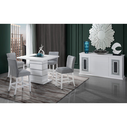Ariya - 5 Pieces Bar Table And Bar Stool Set Global Furniture USA