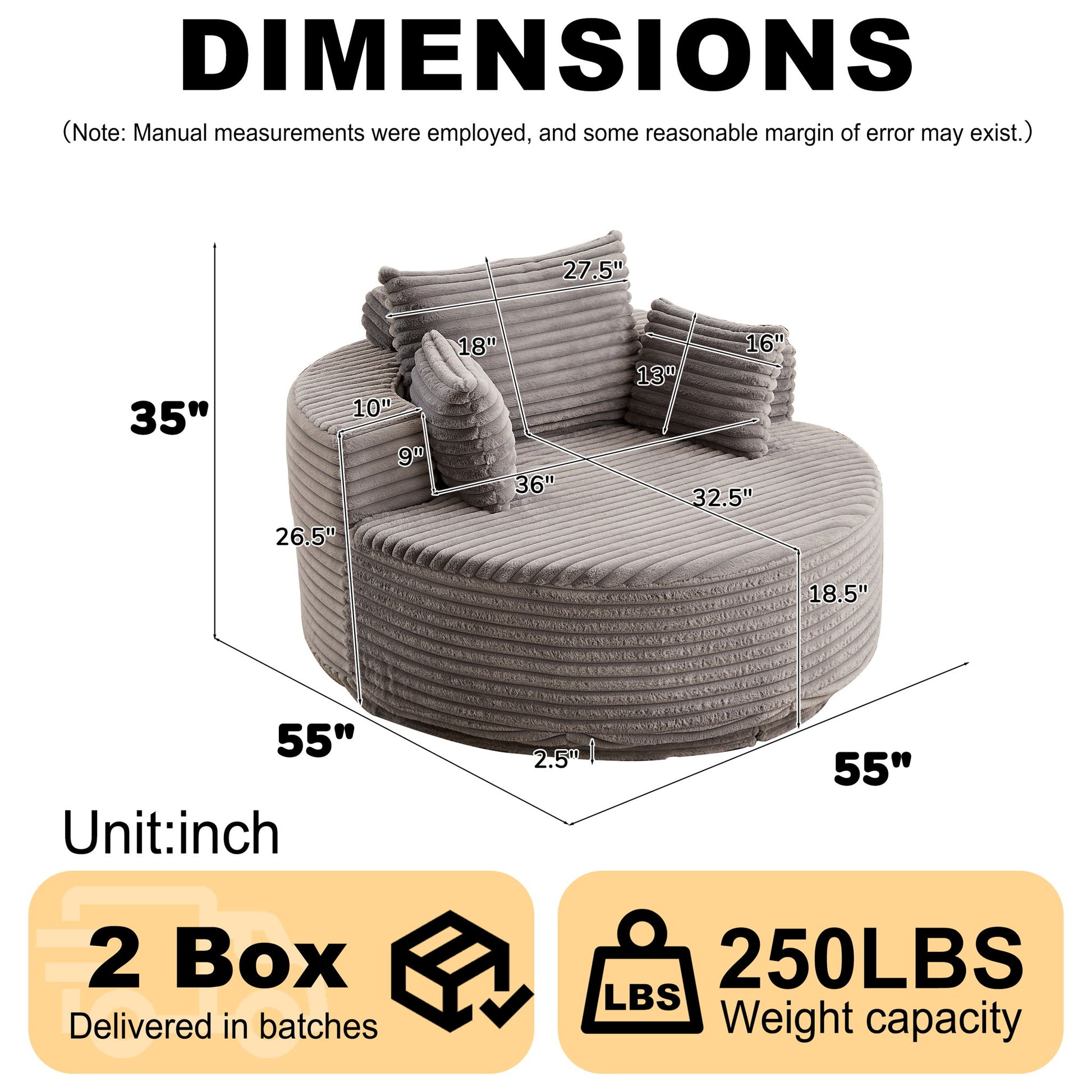 Single Sofa, Sleeper Chair For Living Room Home Essentials