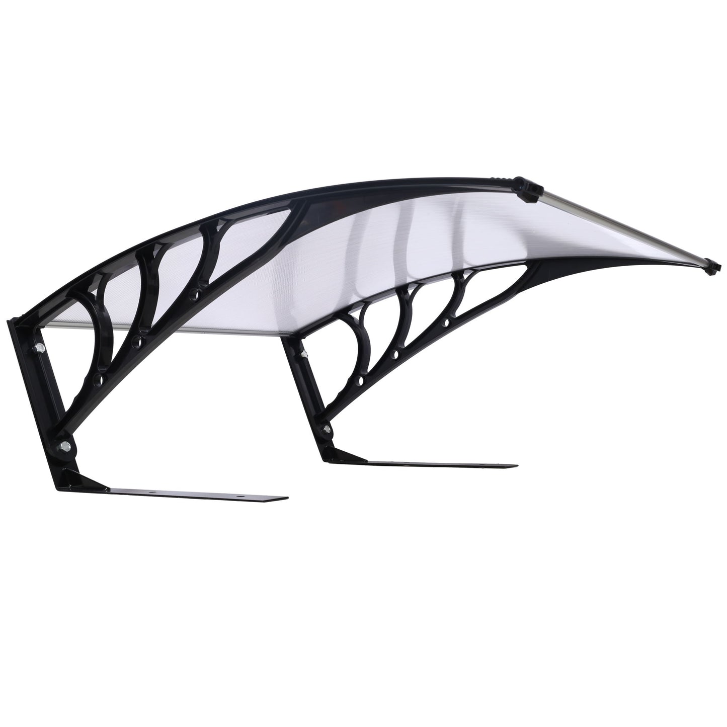 Weather Resistant Polycarbonate Canopy Outdoor Shade Cover For Robotic Lawn Mowers - Black Home Essentials