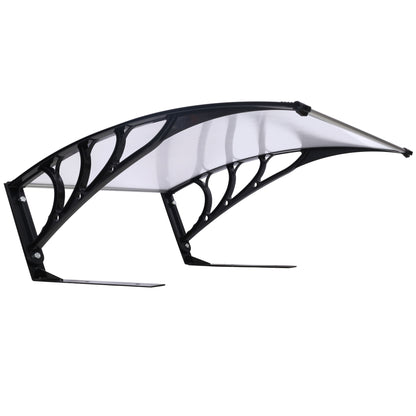 Weather Resistant Polycarbonate Canopy Outdoor Shade Cover For Robotic Lawn Mowers - Black Home Essentials