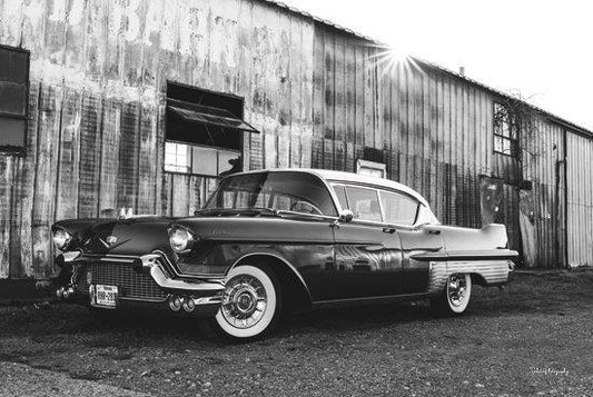 Vintage Vehicle Iv By Dakota Diener (Framed) (Small) - Dark Gray Classy Living