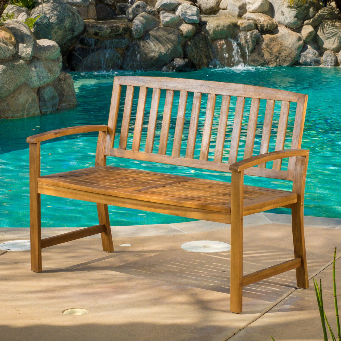 Farmhouse Style Loja Bench Indoor / Outdoor Noble House