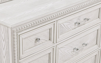 Alexandria - Dresser And Mirror - White Crown Mark