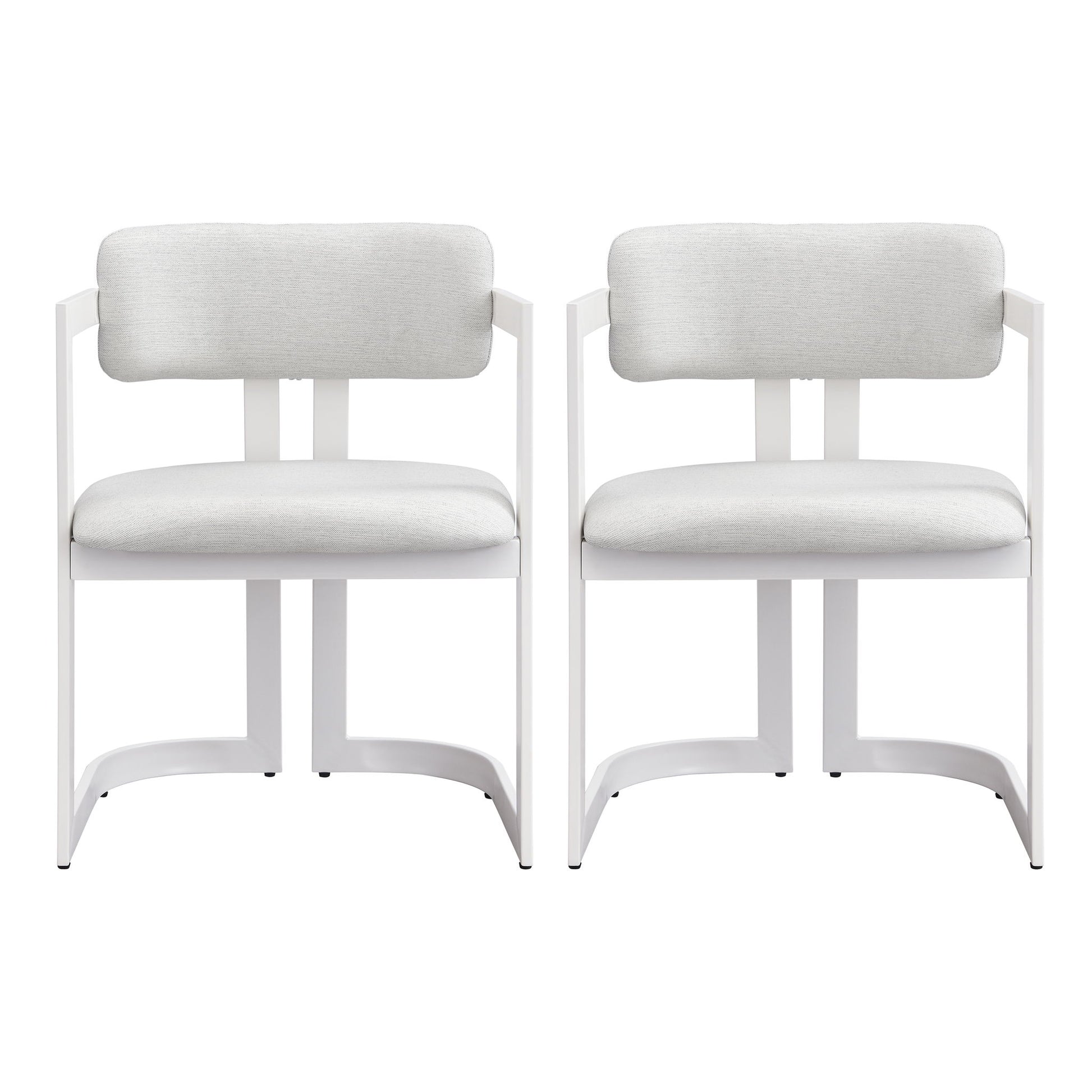 Upholstered Dining Armchairs (Set of 2) Noble House