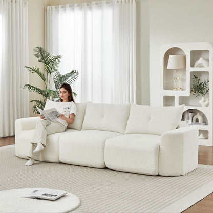 3 Seater With Thickened Armrests Sofa For Living Room Home Essentials