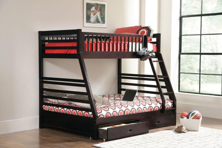 Ashton - 2-Drawer Wood Bunk Bed CoasterEssence