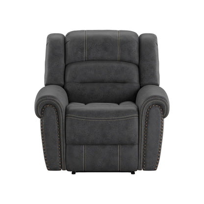 Gliding Recliner - Gray Emerald Home