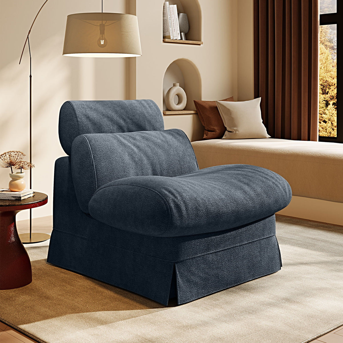 Accent Chair, Soft Medium Firm Upholstery For Living Room Home Essentials