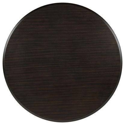Twyla - 60" Round Wood Dining Room Table - Dark Cocoa Coaster Fine Furniture