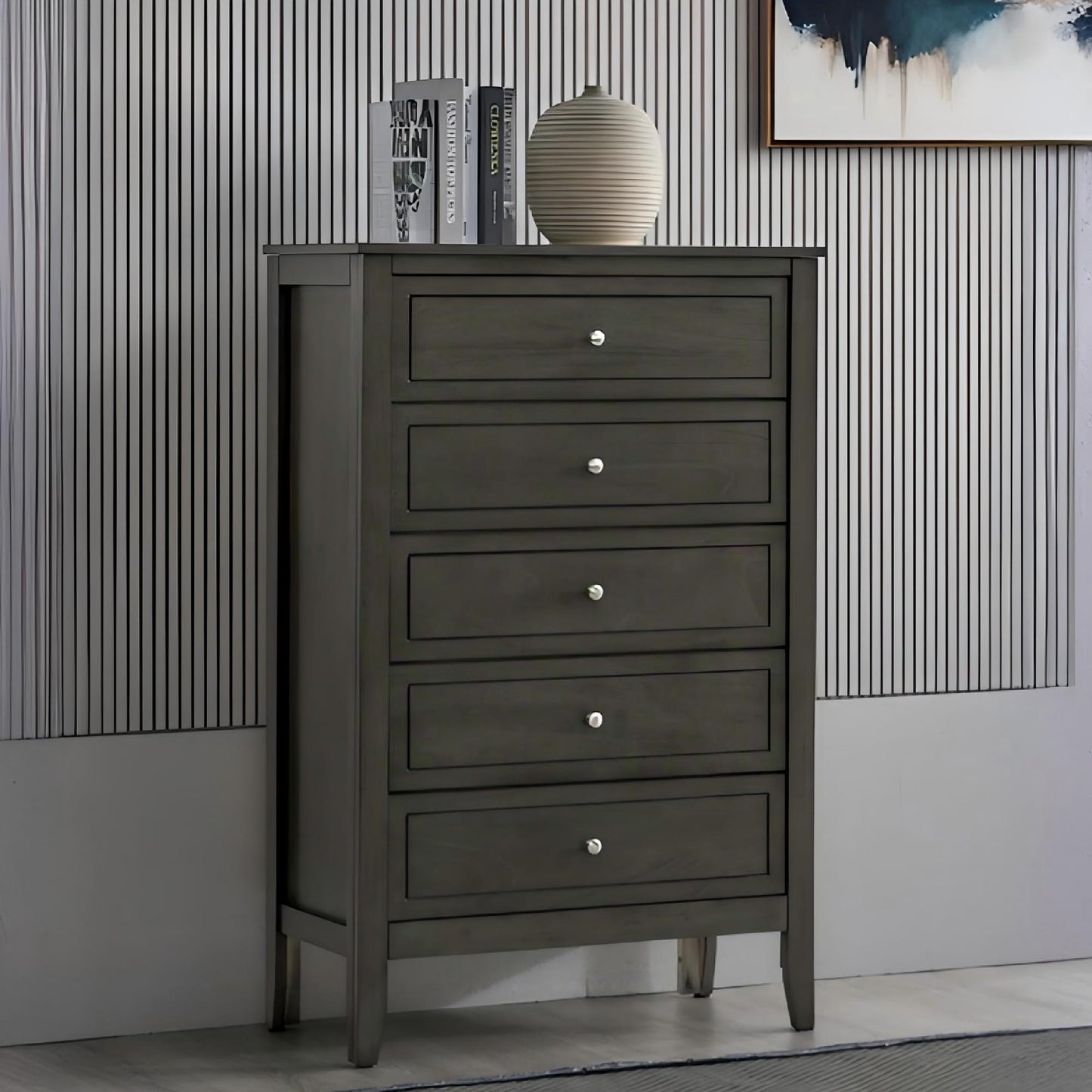 Daniel - Chest, 5 Drawer Storage Unit Glory Furniture