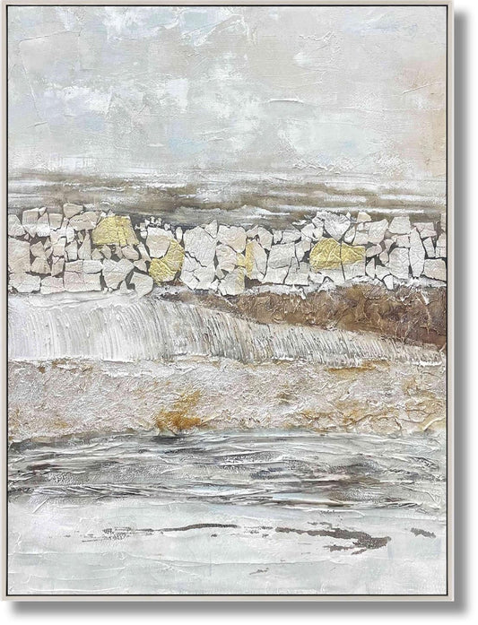 Whispered Stone Ridge - 36" x 48" Framed Wall Art Classy Art