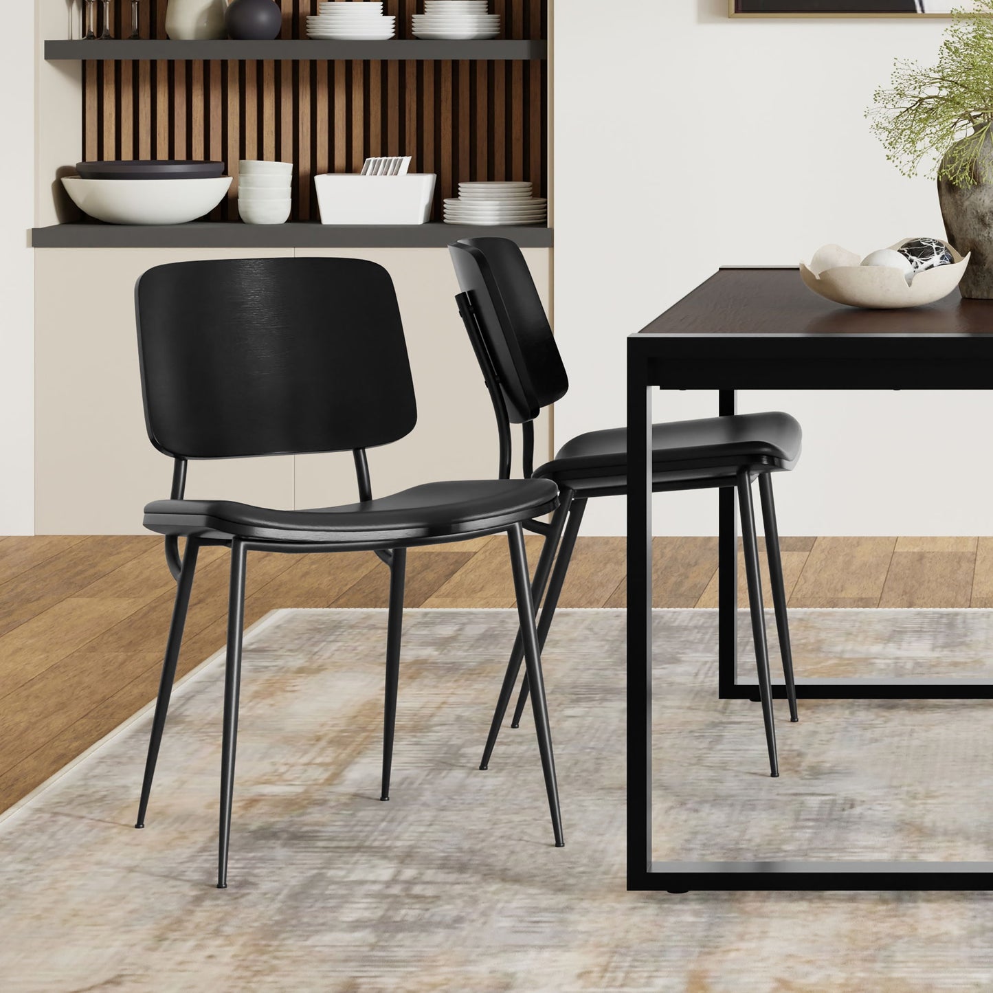 Hayley - Ergonomic Dining Chair (Set of 2) Simpli-Home