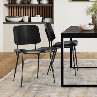 Hayley - Ergonomic Dining Chair (Set of 2) Simpli-Home