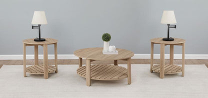 Fowler - Round Coffee Table Set Coaster Fine Furniture