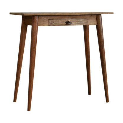 Mini Nordic Style Writing Desk - Oak Artisan Furniture