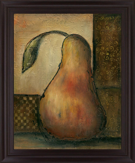 Sunlit Orchard Pear - 28" x 34" Framed Wall Art Classy Art