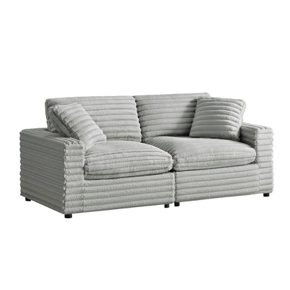 Jenny - 2 Piece Sofa Sectional - Gray Ridgecrest Home