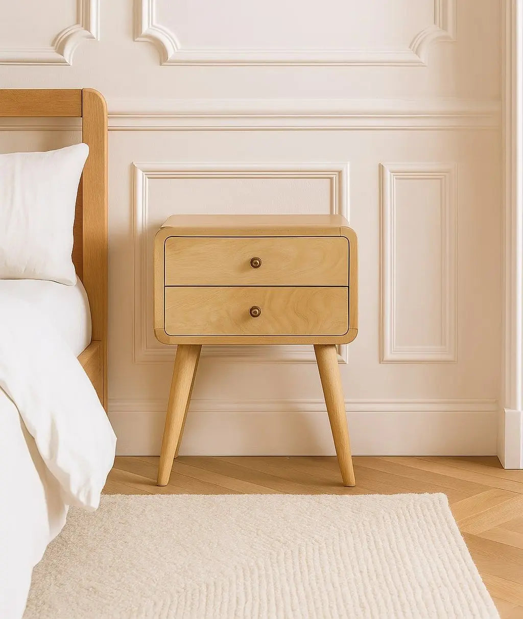 Curved Nightstand Artisan Furniture