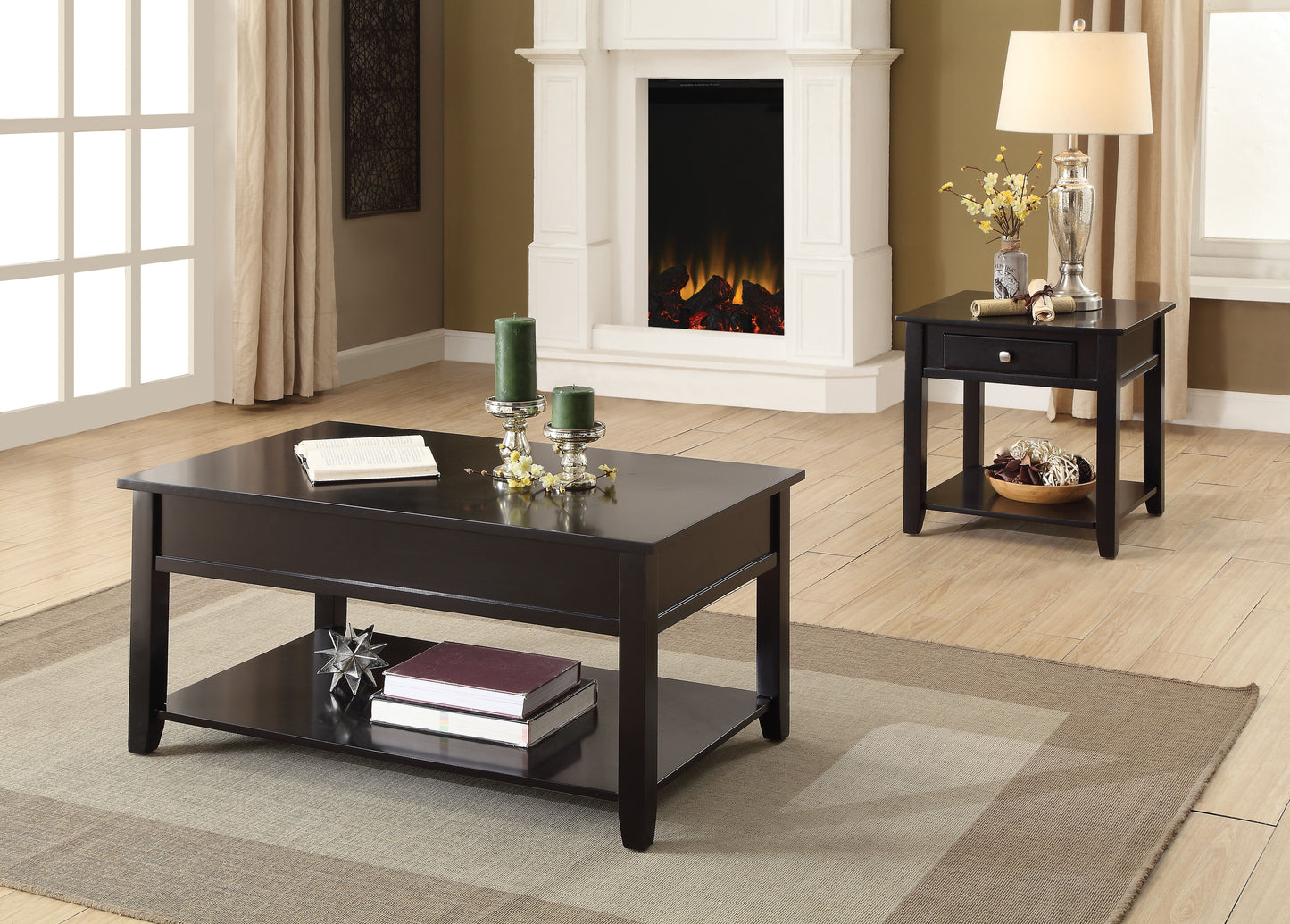 Malachi - Coffee Table With Lift Top - Black