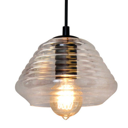 Torus - Triangle Industrial Pendant - Clear Lumi Source