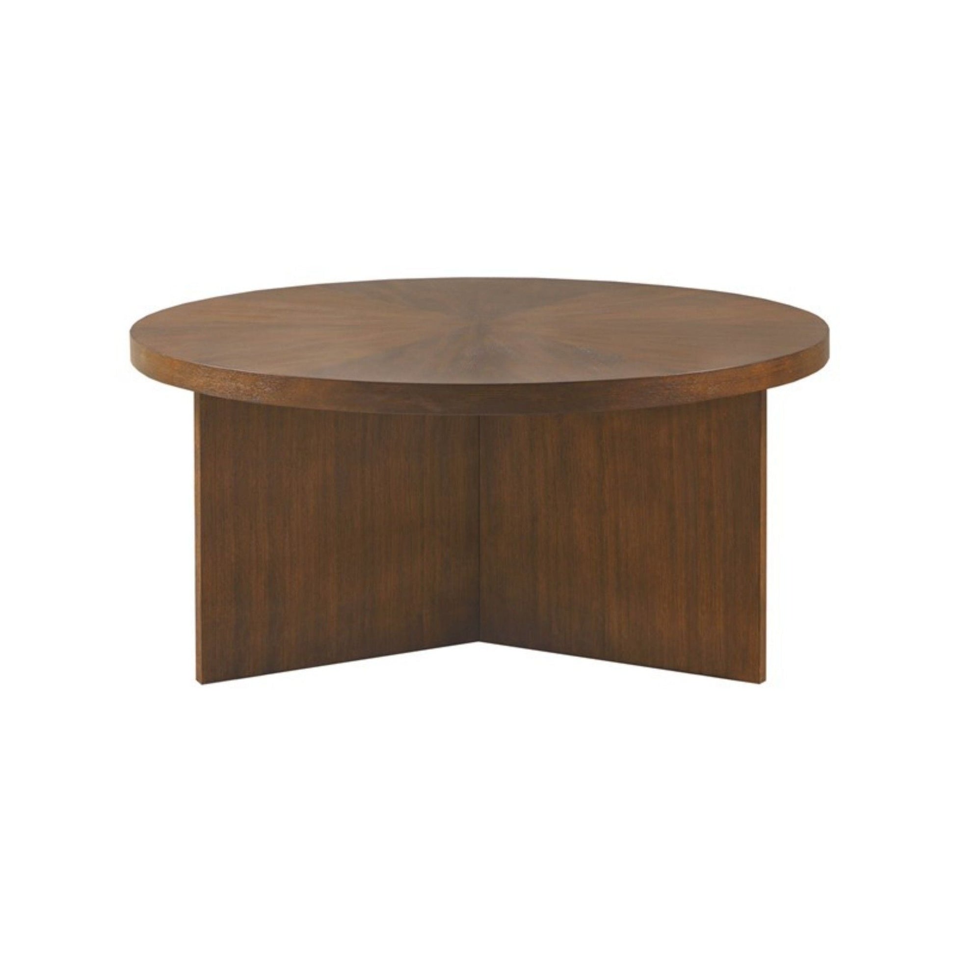 Round Coffee Table With Solid Veneer Top JLA