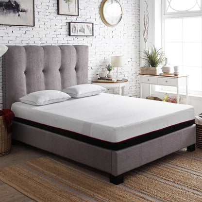 Regen - 10" Cooling Copper Infused Memory Foam Mattress Remedy Sleep