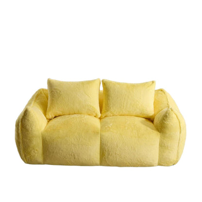 Giant Bean Bag Couch, Ultra Soft Fluffy Loveseat For Living Room Home Essentials