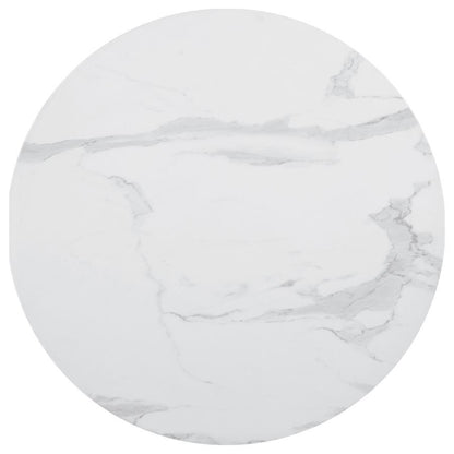 Arkell - Round Faux Marble Top Dining Table CoasterEveryday
