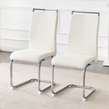 Dining Chairs With Ergonomic Backrest Home Essentials