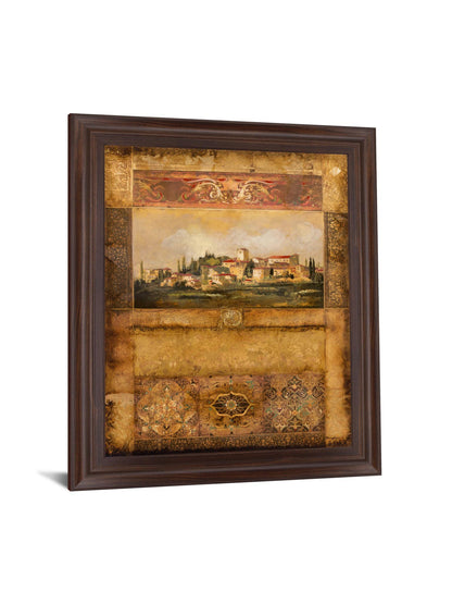 Tuscan Village Mosaic - 28" x 34" Framed Wall Art Classy Art