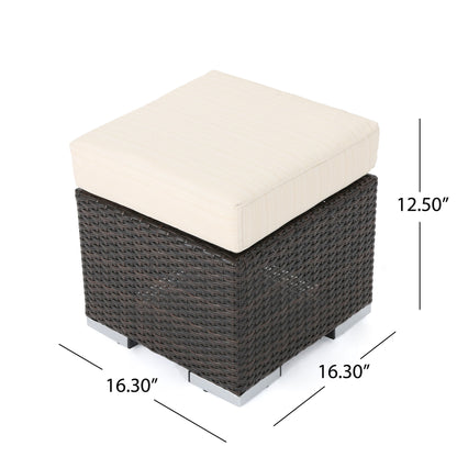 Santa Rosa - Outdoor Lounge Ottoman Noble House