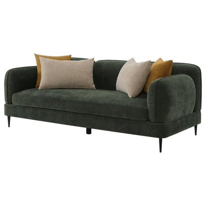 Jade - Chenille Upholstered Modern Track Arm Sofa Coaster Fine Furniture