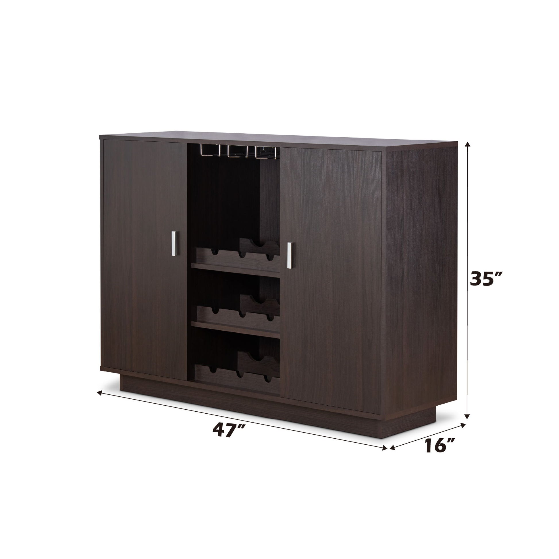 Hazen - Wine Cabinet II - Espresso Acme