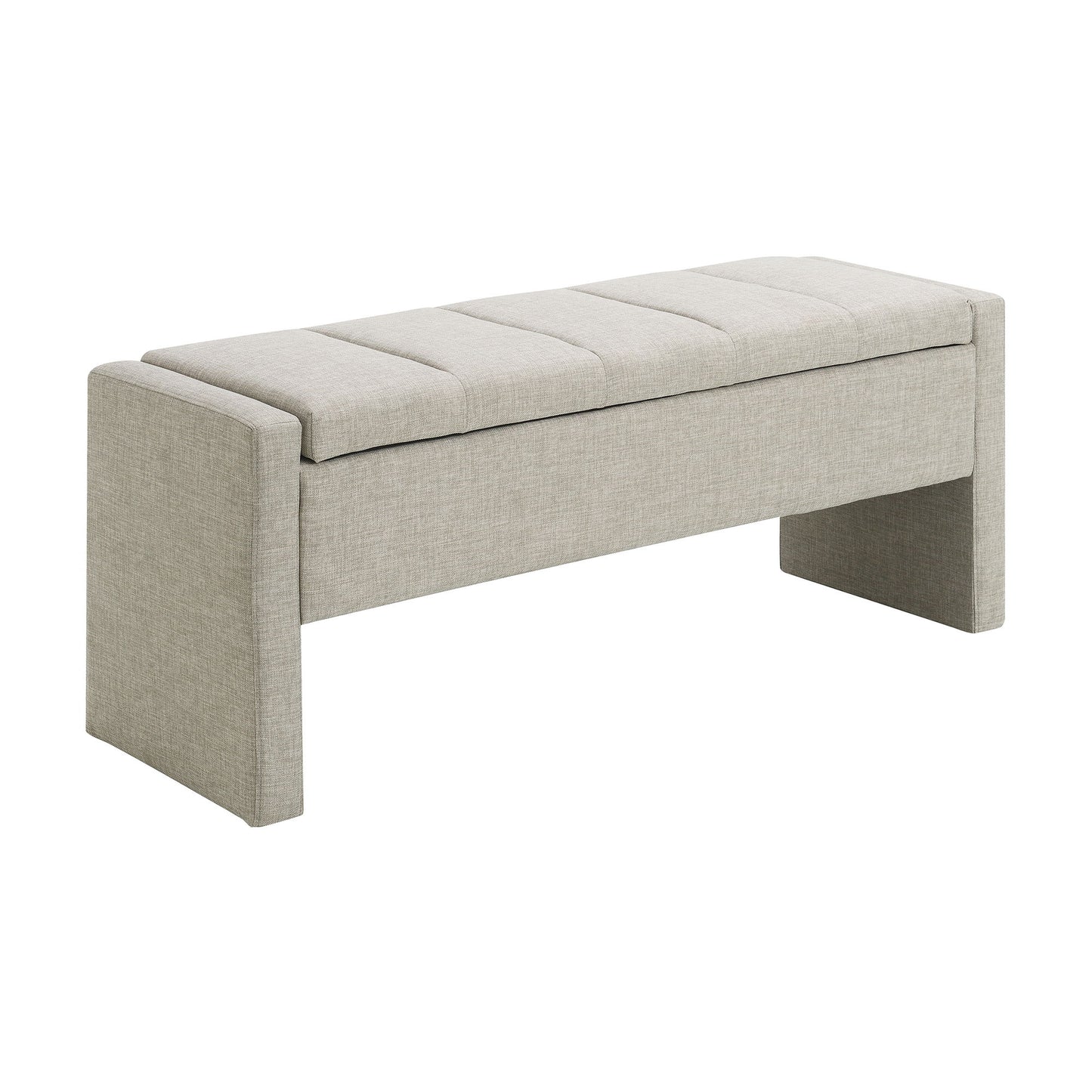Modern Upholstered Large Bed End Bench With Storage - Snoozhouse