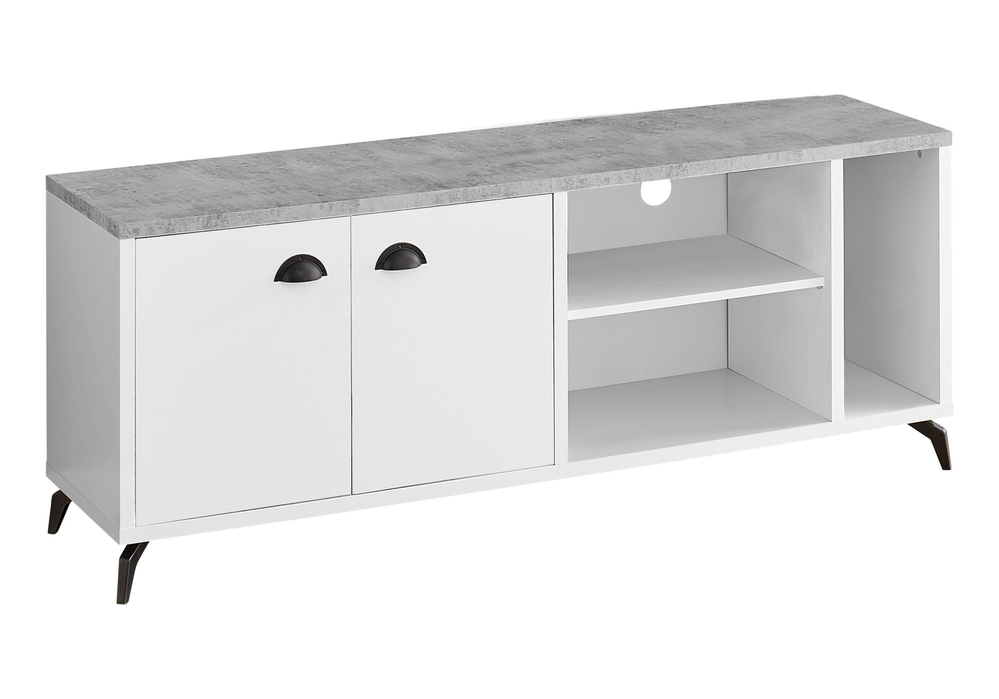 TV Stand, Console, Media Entertainment Center, Storage Cabinet, Contemporary & Modern 8th Street