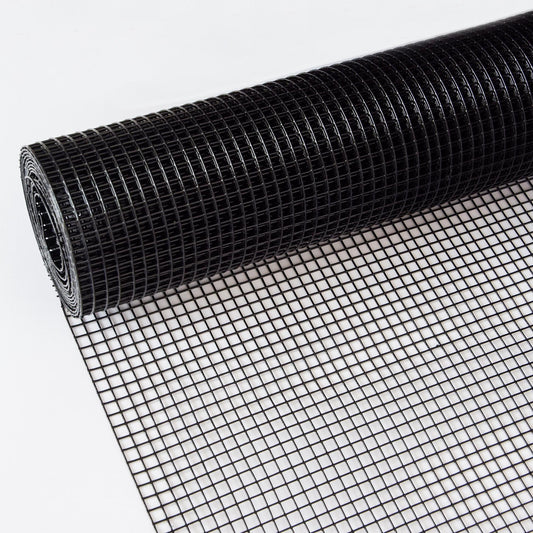 Vinyl Coated Hardware Cloth, 19 Gauge, For Poultry Cages And Home Improvement - Black Daily Nest