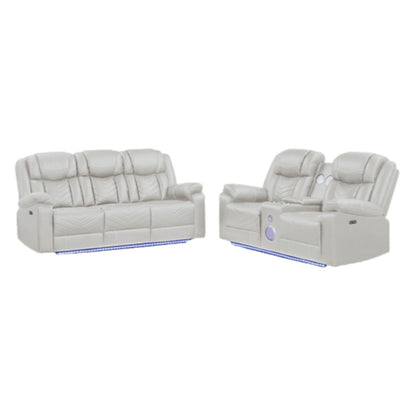 Challenger - LED Power Recliner Set Matrix Furniture Group