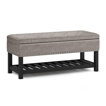 Lomond - Upholstered Storage Ottoman Bench Simpli-Home