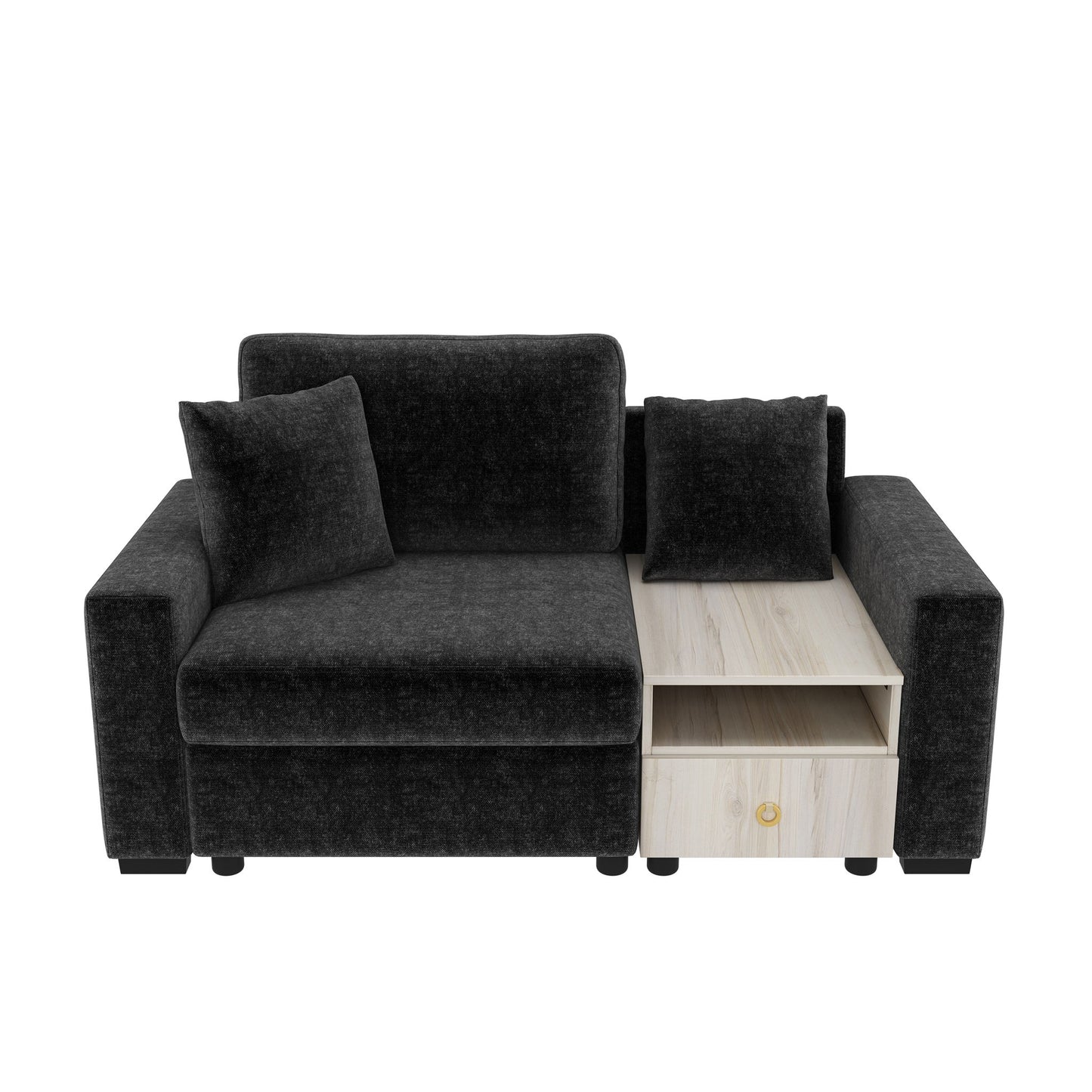 Modular Sofa Couch With Storage Armrest And Center Console Noble House