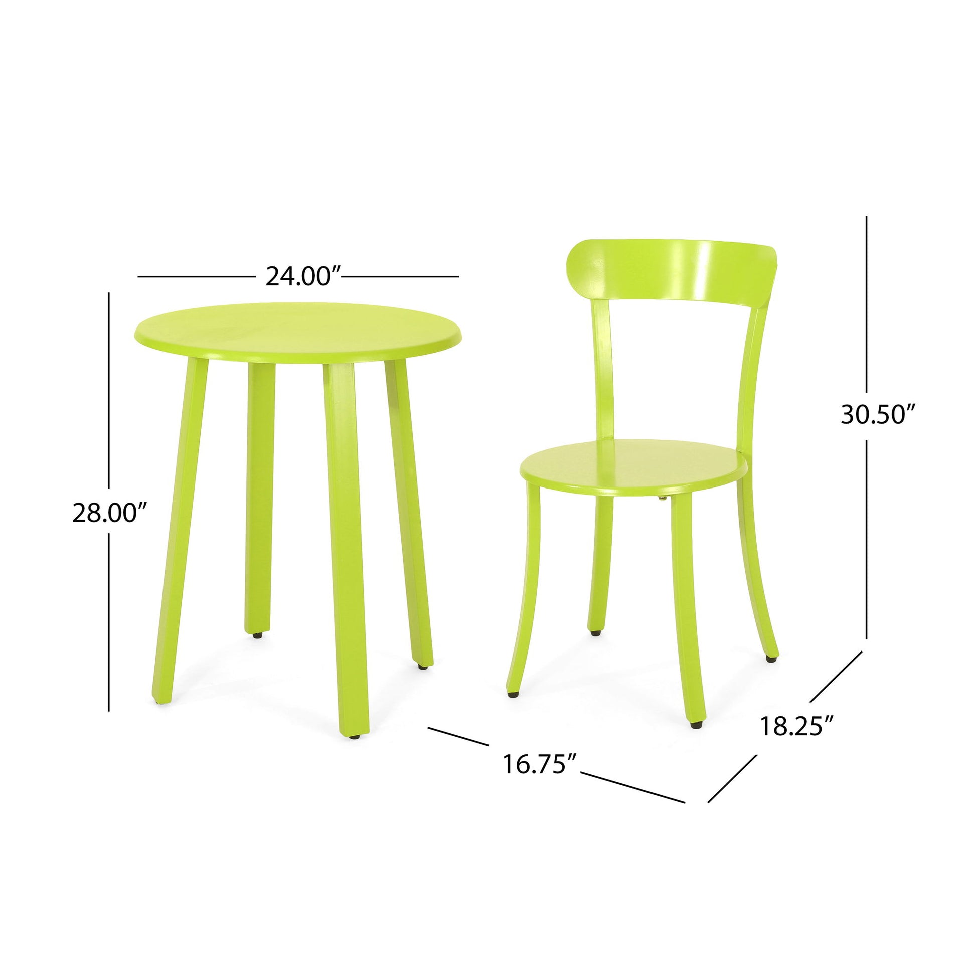 Barbados - Bistro Set - Green Noble House
