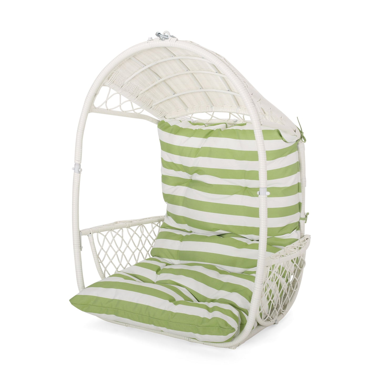 Malia - Wicker Hanging Chair With Cushion Noble House