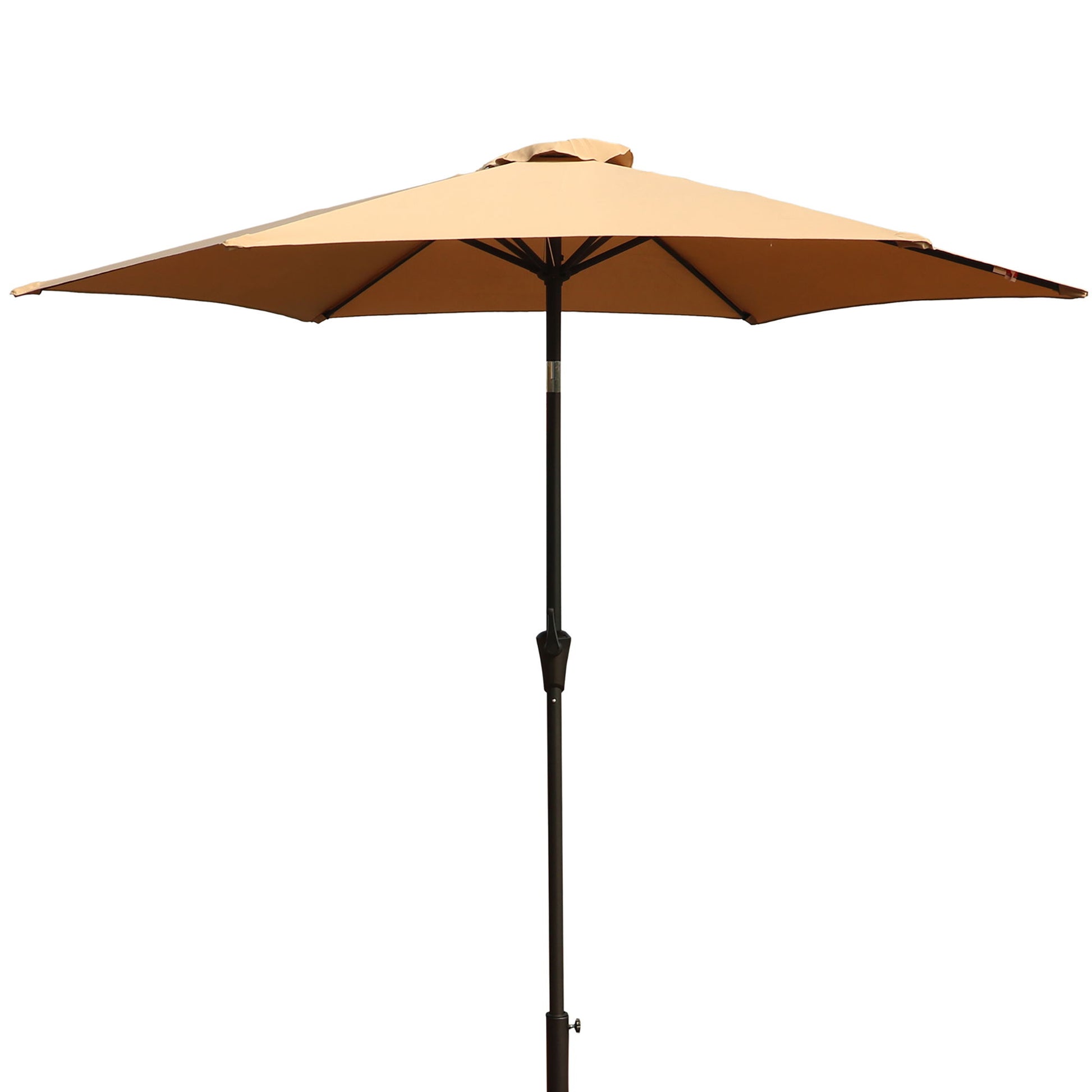 9' Pole Umbrella With Carry Bag - Taupe Home Essentials
