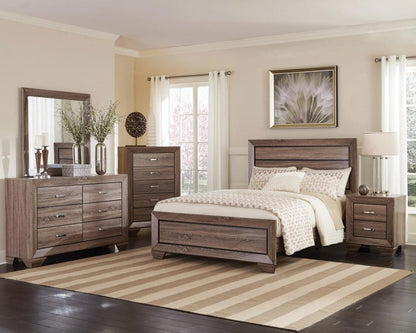 Kauffman - Wood Panel Bed CoasterEveryday