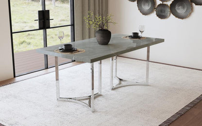 Sterling - Rectangular Dining Table - Gray Coaster Fine Furniture