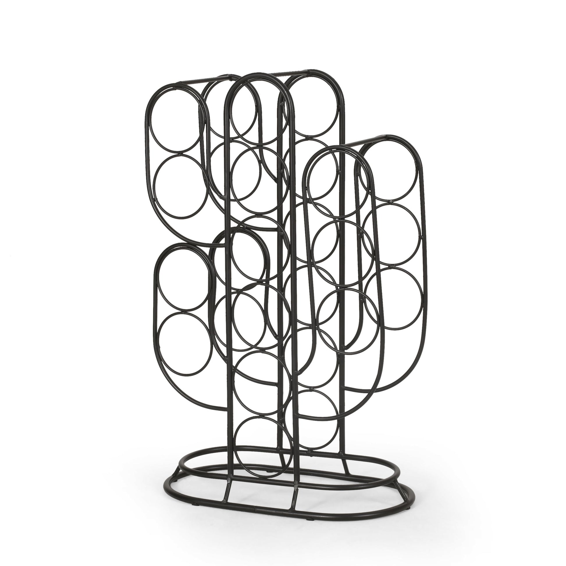 Wine Rack - Black Home Essentials